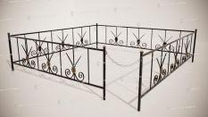 Кованые ограды - Адель 10 цена