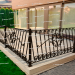 Кованые перила - Кованые перила ПБО-1 с ромашкой купить - фото 2