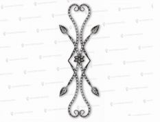 Балясины из профильной трубы - Балясина БТ-105 Ковка