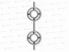 Балясины из профильной трубы - Балясина БТ-108 цена