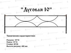 Кованые ограждения - Дуговая 10 Ковка