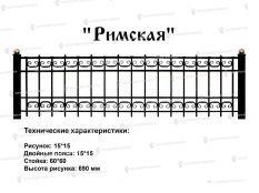 Кованые ограждения - Римская в Воронеже