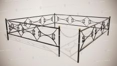 Кованые ограды - Арочная 15 купить