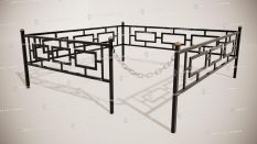 Кованые ограды - Прямоугольник 15 купить