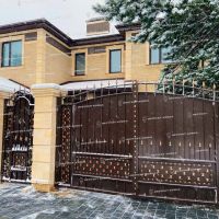 Фото кованых ворот